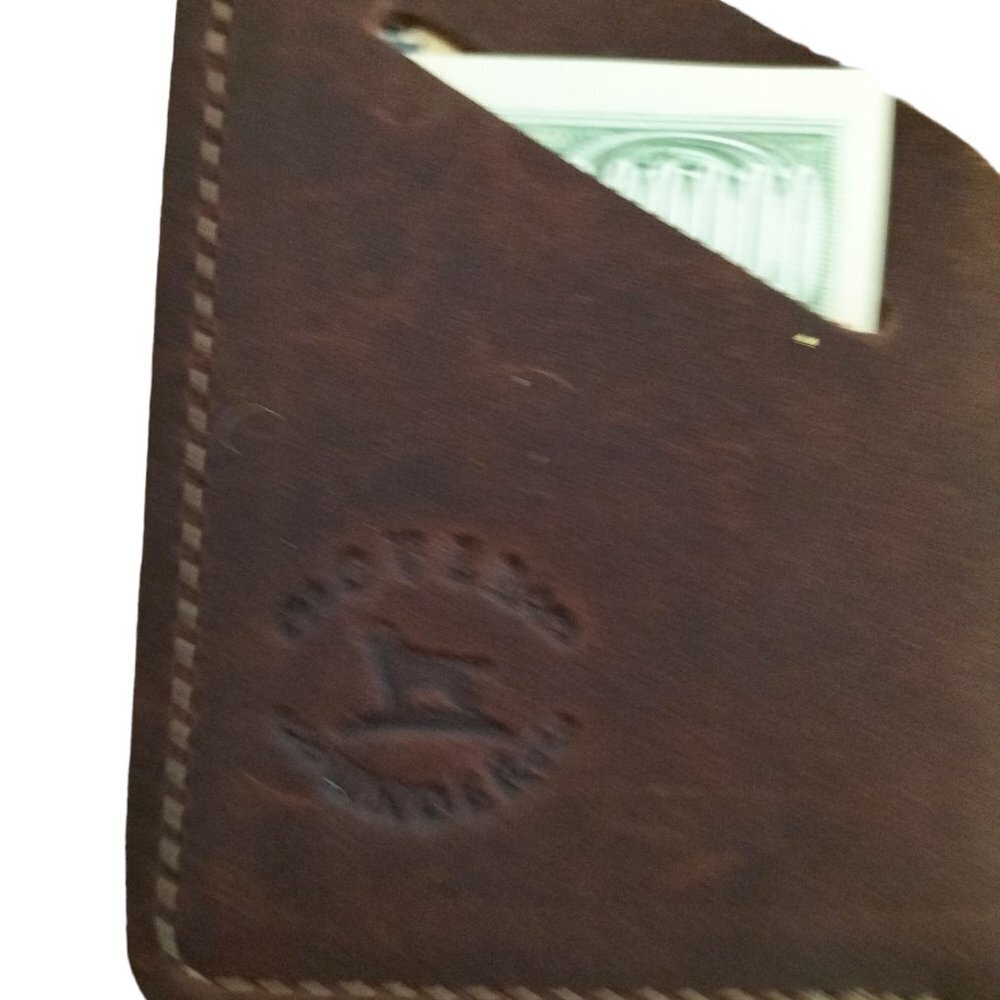 (851)Over Under Gift Set Slim Wallet & Ribbon Key Fob - Picture 2 of 6